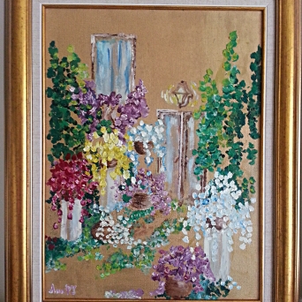 "Slava" 40x30 cm, oil on canvas. Sold.