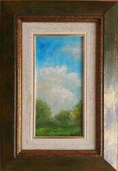 "Little beauty" oil on canvas, 20x10 cm